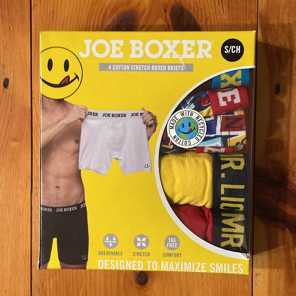 Joe Boxer cotton stretch briefs 4 cotton stretch briefs small 28 to 30” waist